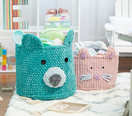 Sweet Snuggles Bear Basket