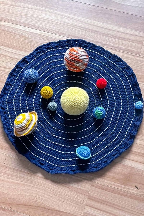 Crochet Planets and Solar System Play Set
