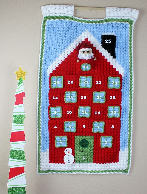 Christmas Countdown Calendar Free Pattern